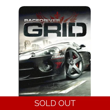 Race Driver GRID (2008) Glitter Full Magnetic Back Magnet